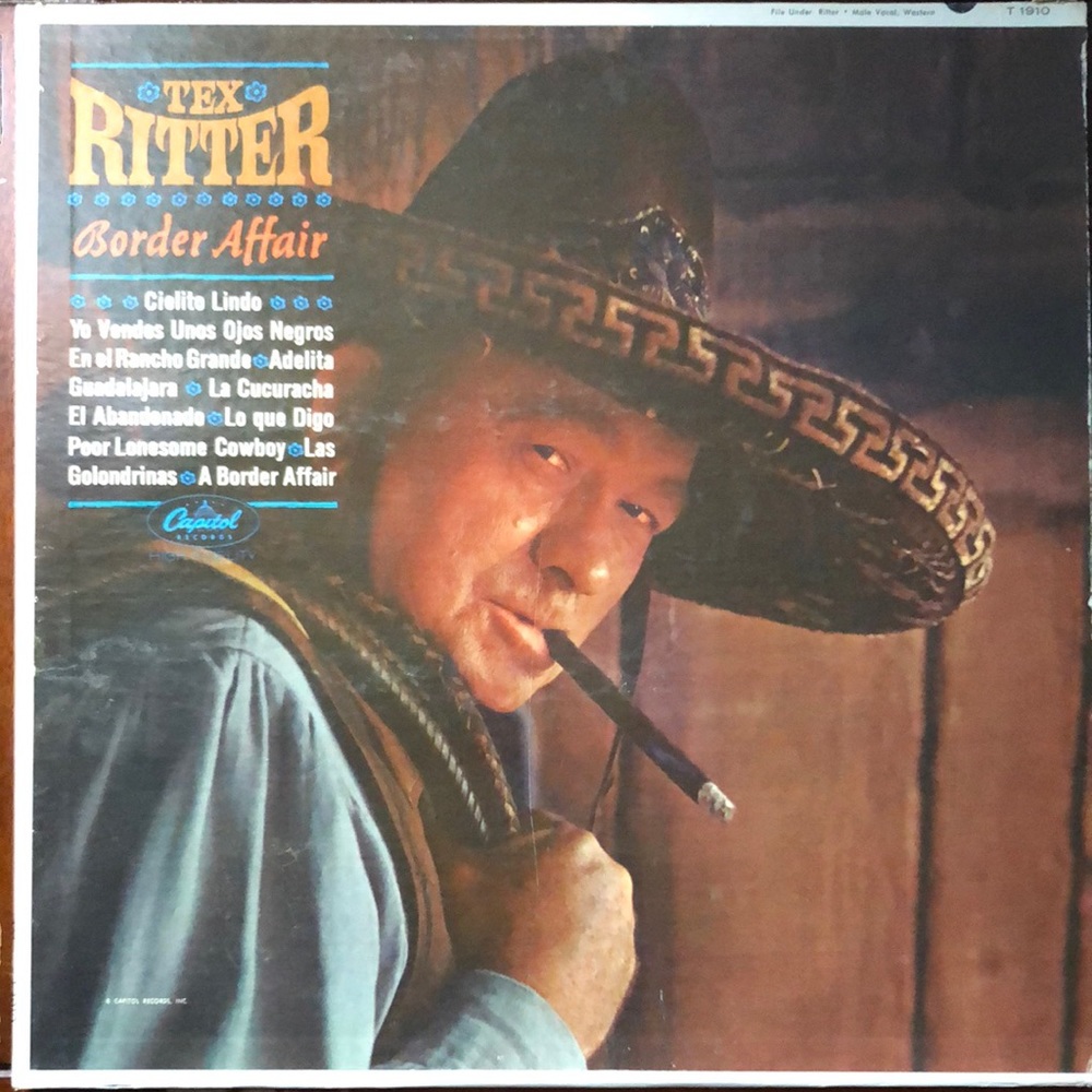 ***Free*** Tex Ritter Border Affair Vinyl Lp '63